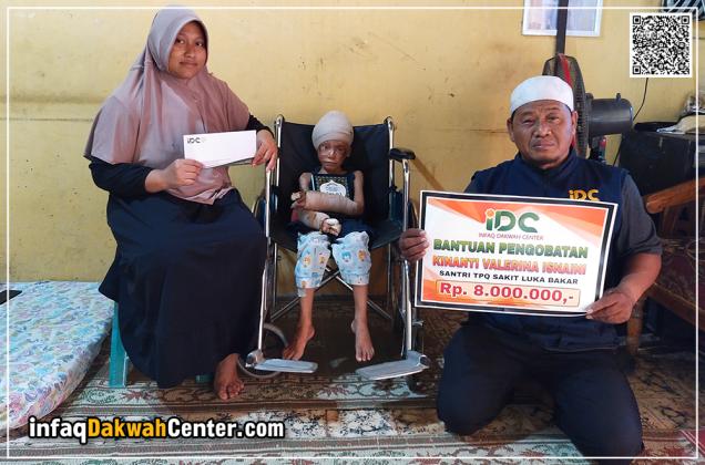 IDC Serahkan Donasi Pengobatan Kinanti Rp 8 Juta Rupiah. Keluarga Sampaikan Ribuan Terimakasih untuk Para Donatur
