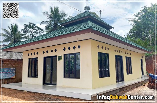 Masjid Babussalam Tasikmalaya Selesai Dibangun, Donasi Wakaf Rp 124 Juta Telah Disalurkan.